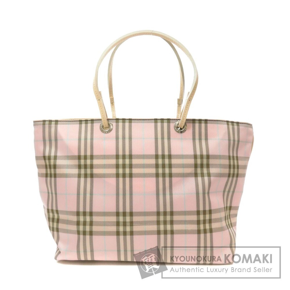 Burberry check tote bag